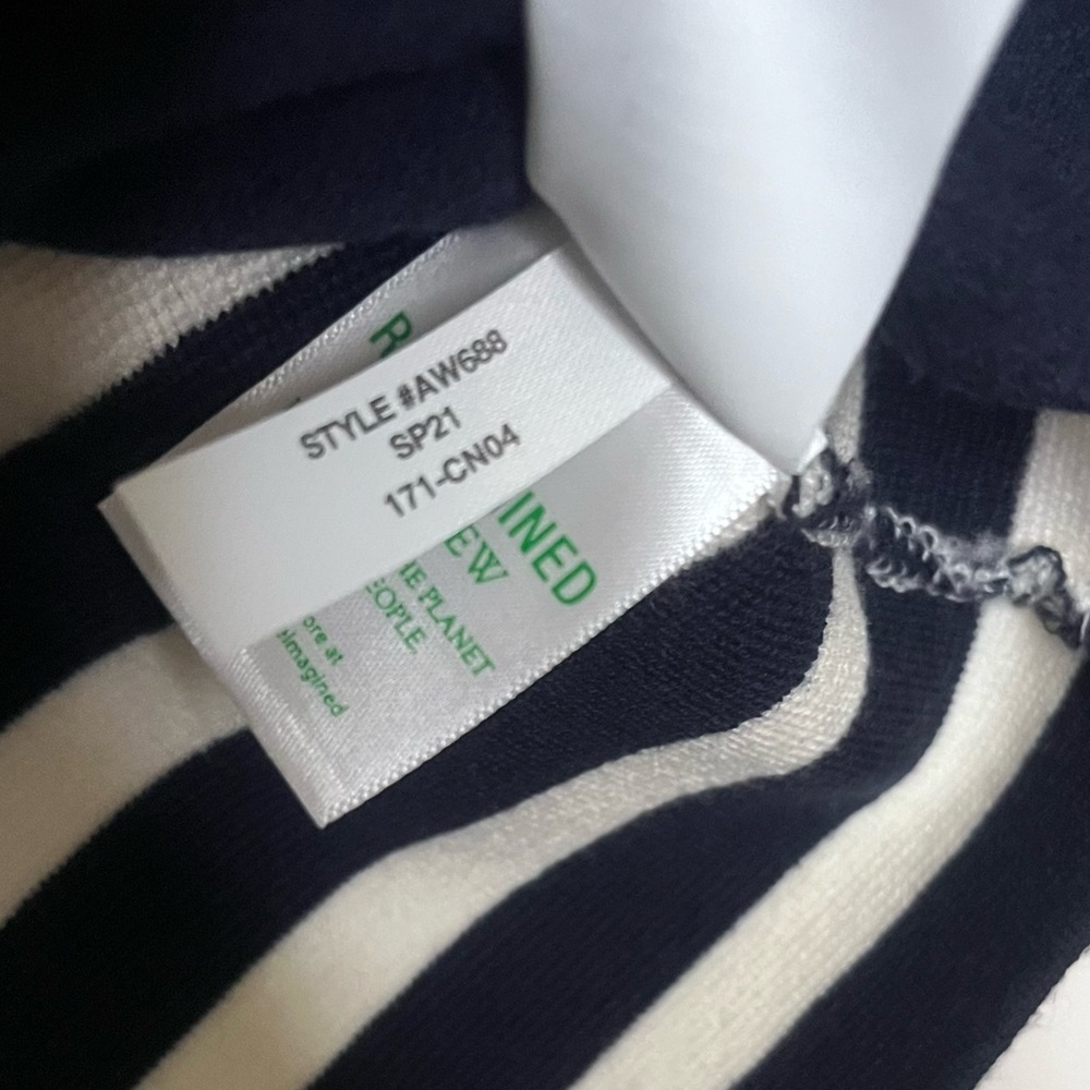 J. Crew Striped Blazer in Navy and White XS - Picture 9 of 13